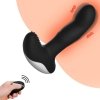 Masażer Prostaty Wibrator Analny Podgrzewany USB 7 Funckcji + Pulsator BLACK